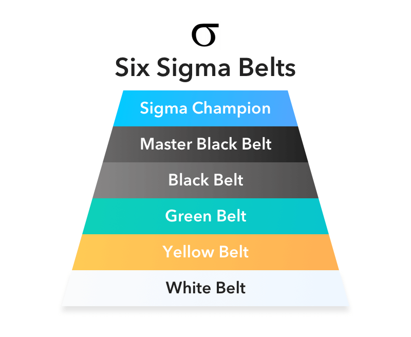 different six sigma belts