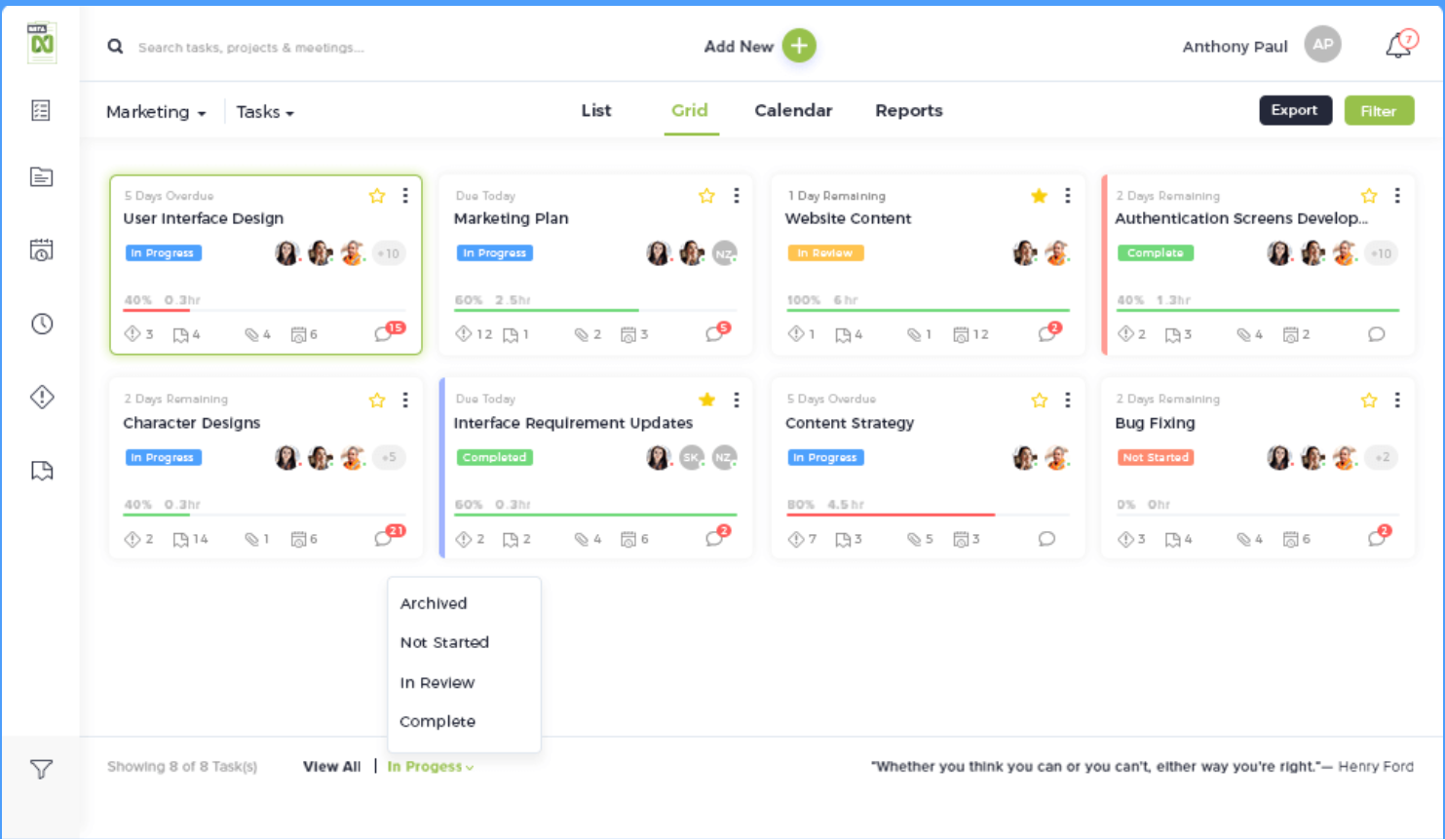 Ntask Gantt Chart