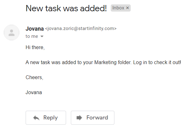 Gmail notification via Zapier