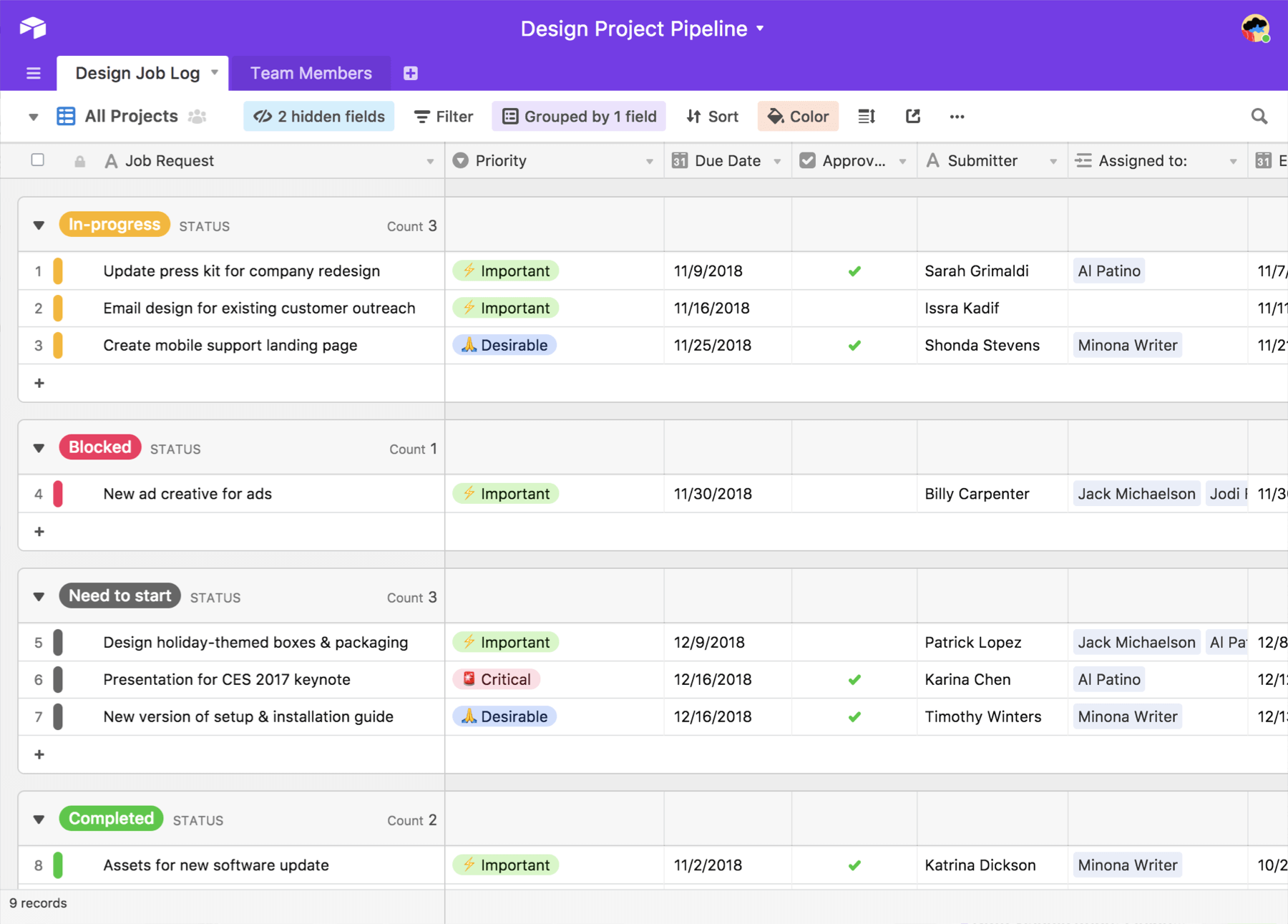 Airtable Gantt Chart Plugin