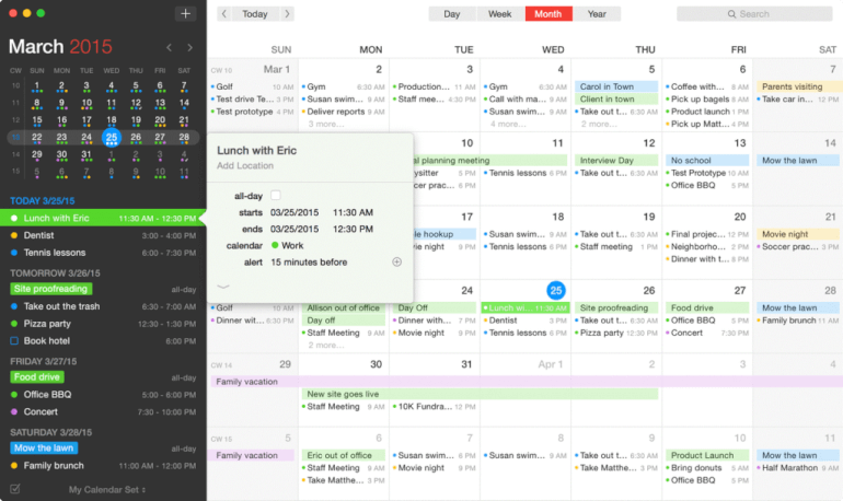 Calendar Management Software Free QuyaSoft